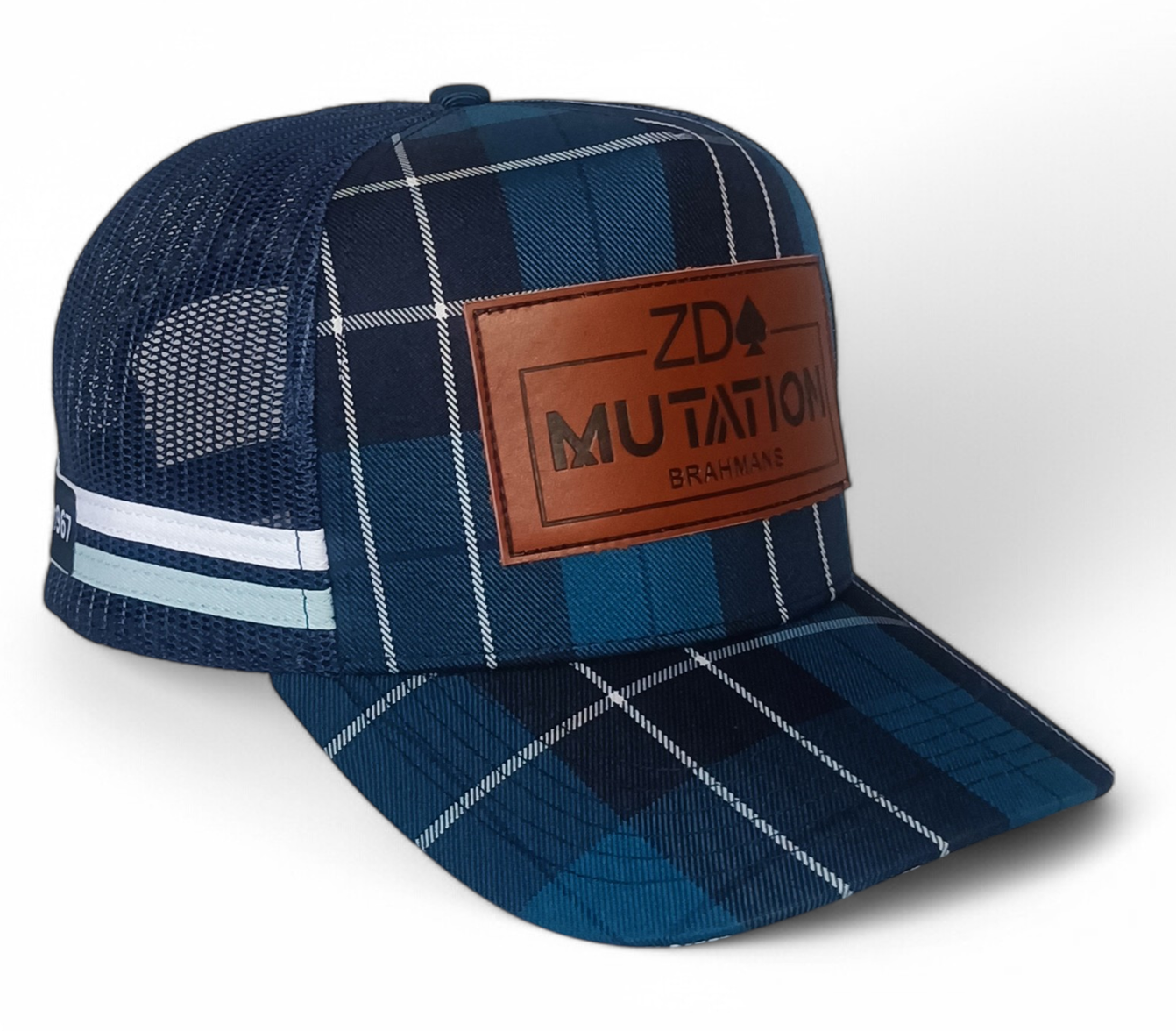 Wholesale Custom Design Leather Logo 5 Panel Mesh Gorras Navy Sport Hat Snapback High Quality Classics Australia Trucker Cap