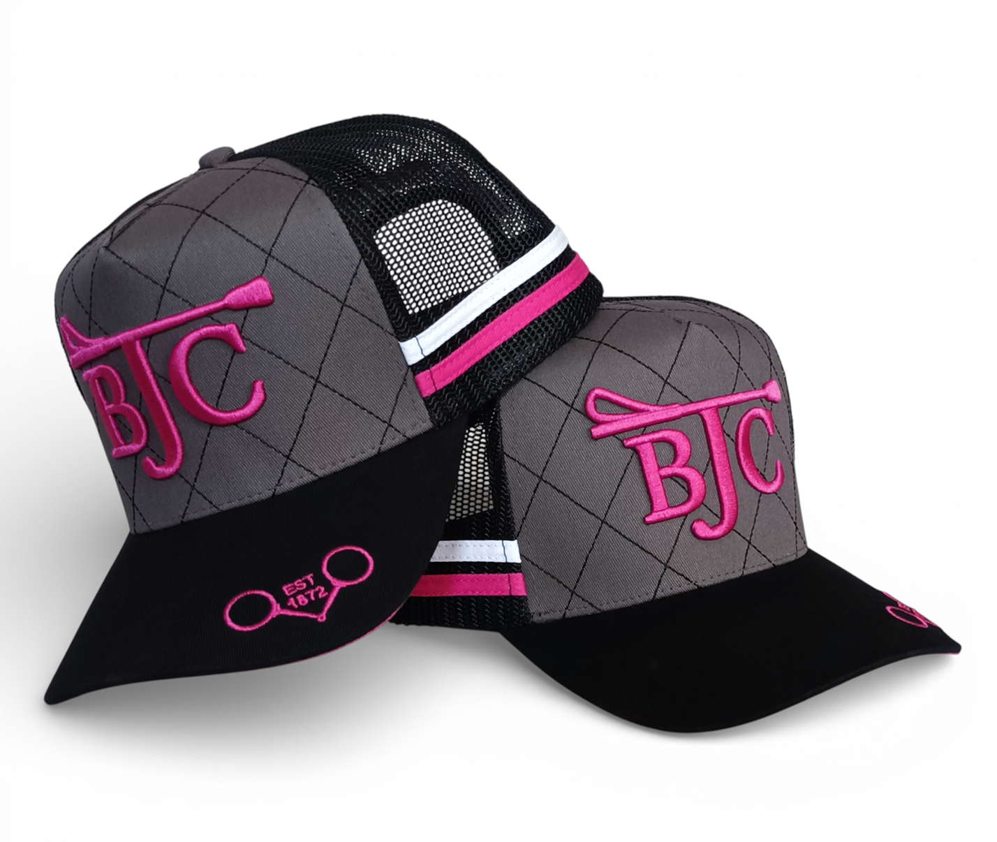 Custom 3D Embroidery Logo Australia Country Wild High Profile Trucker Hats Outdoor Side Stripes 5 Panel Country Trucker Caps