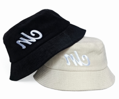 Custom Embroidery Logo Fisherman Solid Fashion Bucket Hat Cap Ourdoot High Quality Summer Cap Corduroy Lined Bucket Hats