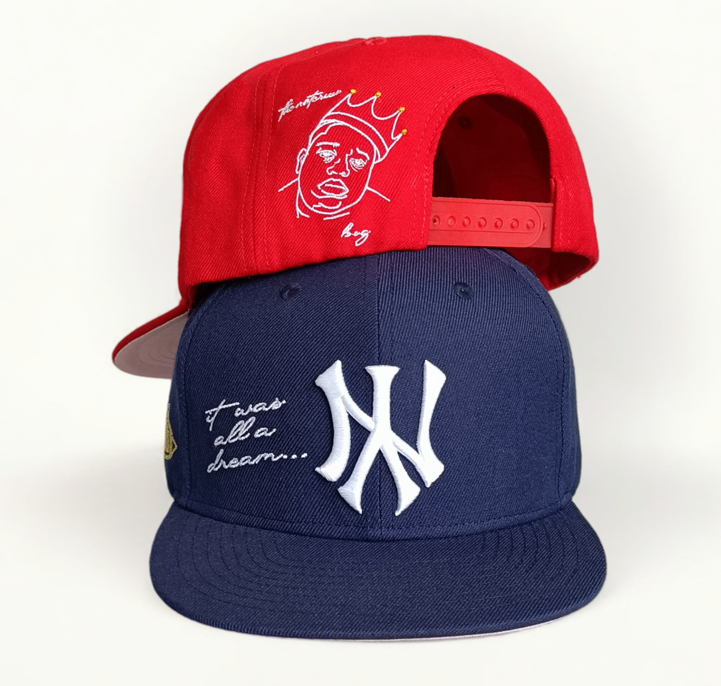Wholesale Mid Profile Flat Brim Baseball Snapback Cap Custom 3D Embroidery 6 Panel Wool Acrylic Snap Back Hat Cap