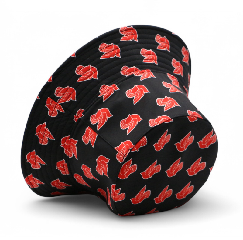 OEM All Over Printed Fishing Bucket Hat Cap Wholesale Custom Summer Wide Brim Women Sun Hat Bucket Hat