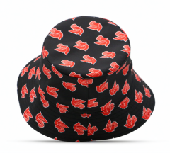 OEM All Over Printed Fishing Bucket Hat Cap Wholesale Custom Summer Wide Brim Women Sun Hat Bucket Hat
