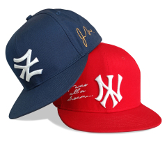 Wholesale Mid Profile Flat Brim Baseball Snapback Cap Custom 3D Embroidery 6 Panel Wool Acrylic Snap Back Hat Cap