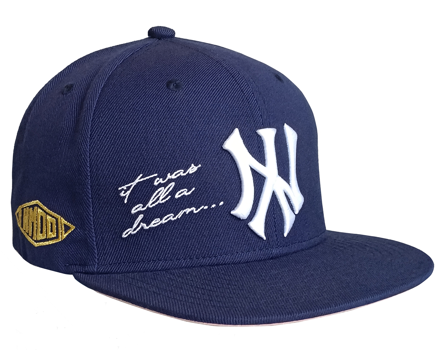 Wholesale Mid Profile Flat Brim Baseball Snapback Cap Custom 3D Embroidery 6 Panel Wool Acrylic Snap Back Hat Cap
