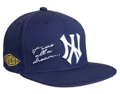 Wholesale Mid Profile Flat Brim Baseball Snapback Cap Custom 3D Embroidery 6 Panel Wool Acrylic Snap Back Hat Cap
