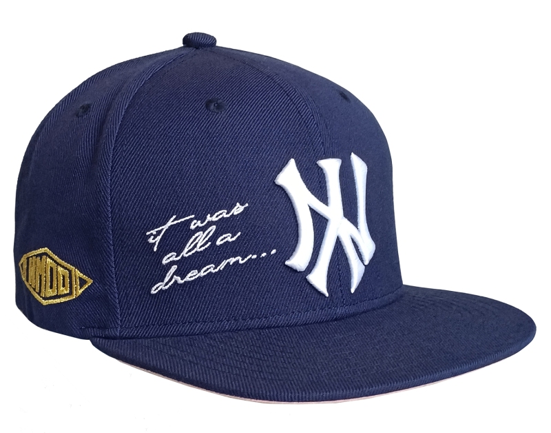 Wholesale Mid Profile Flat Brim Baseball Snapback Cap Custom 3D Embroidery 6 Panel Wool Acrylic Snap Back Hat Cap