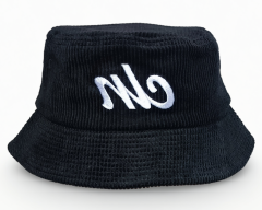 Custom Embroidery Logo Fisherman Solid Fashion Bucket Hat Cap Ourdoot High Quality Summer Cap Corduroy Lined Bucket Hats