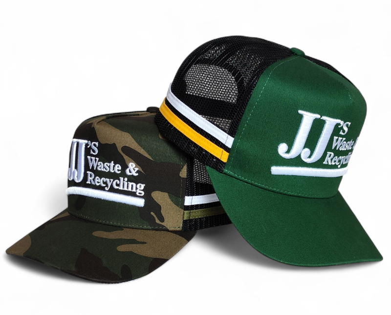 Customized Camouflage Print Pattern 5-Color 3d Embroidery High Profile Australian Cowboys Trucker Hat Cap