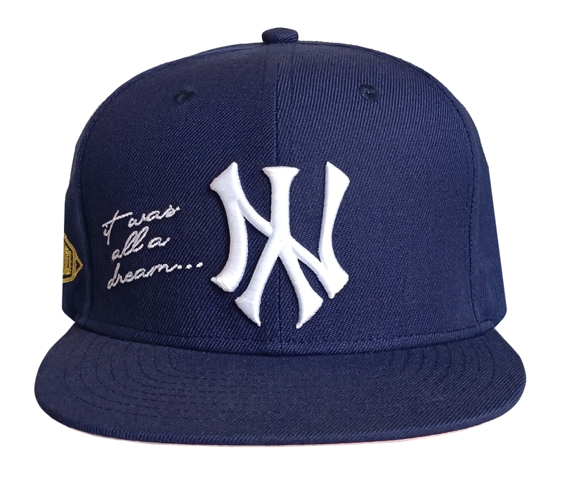 Wholesale Mid Profile Flat Brim Baseball Snapback Cap Custom 3D Embroidery 6 Panel Wool Acrylic Snap Back Hat Cap