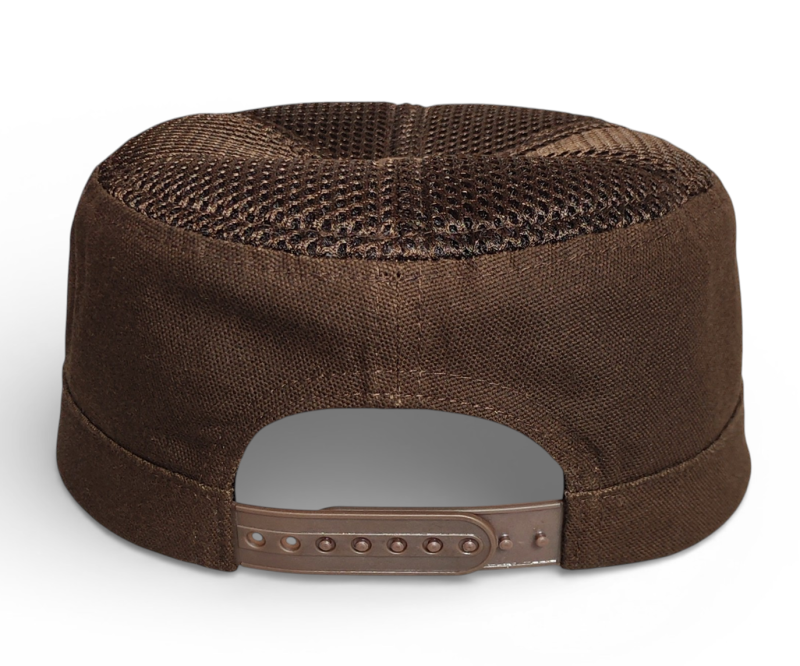 Top-Rated Tactical Patrol Cap for Outdoor Field Use Adjustable Breathable Design Distressed ripped Brown Snapback Cap for Men and Women