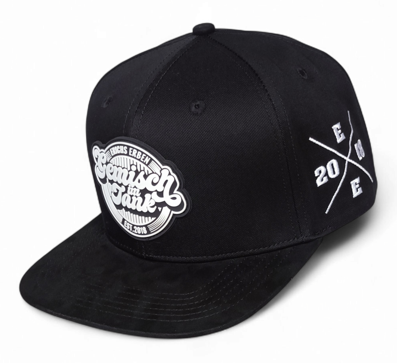 Wholesale Sports Comfortable Flat Suede Brim Rubber Patch Logo Snapback Closure Personalized Baseball Caps Snapback Cap