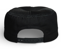 Durable High-Quality Black Tactical Cap Unisex Custom Flat Top Mesh Hat Outdoor Training Cap Summer Sun Protection Snapback Cap