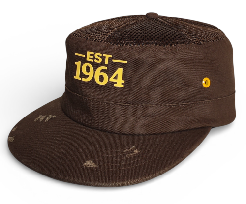 Top-Rated Tactical Patrol Cap for Outdoor Field Use Adjustable Breathable Design Distressed ripped Brown Snapback Cap for Men and Women