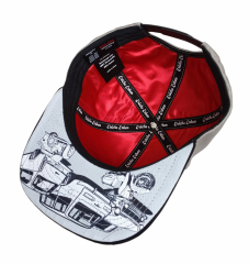 Custom 3D Embroidery Grey Fashion Snapback Hats Sports Outdoor Gorras Suede Brim Unisex 6-panel Baseball Caps Snapback Cap