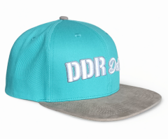 Custom Street Wear Two Tone Gorra Structured Hip Hop 3D Embroidered Satin Lining Custom Flat Brim Suede Snapback Caps Hats