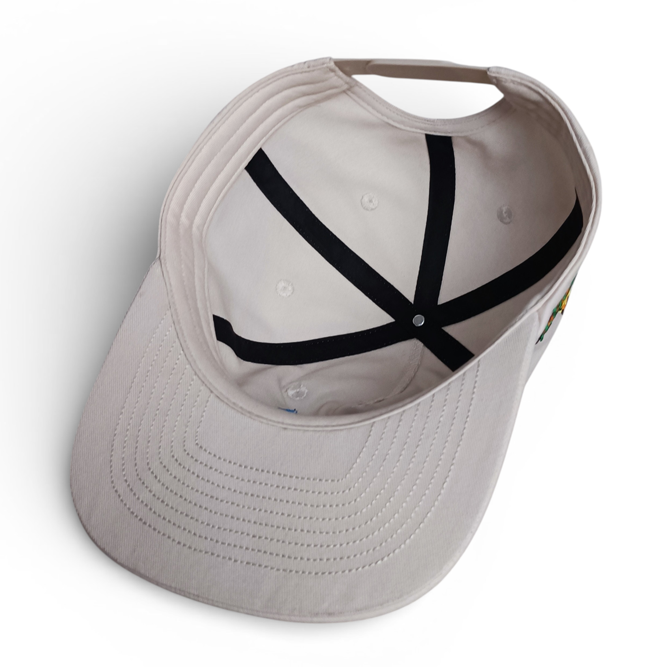Unstructured 5 Panel Beige Snapback Baseball Cap Custom 3D Embroidery Logo Men's Baseball Cap Cotton Ball Caps
