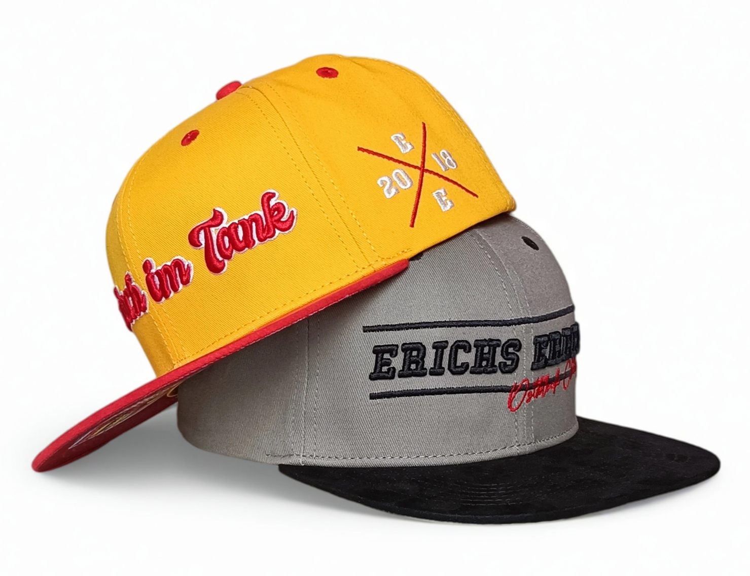 Wholesale China Factory High Quality Black 3D Embroidery Logo Inside Satin Lined Custom Red Black 2 Tones Snapback Cap Hat