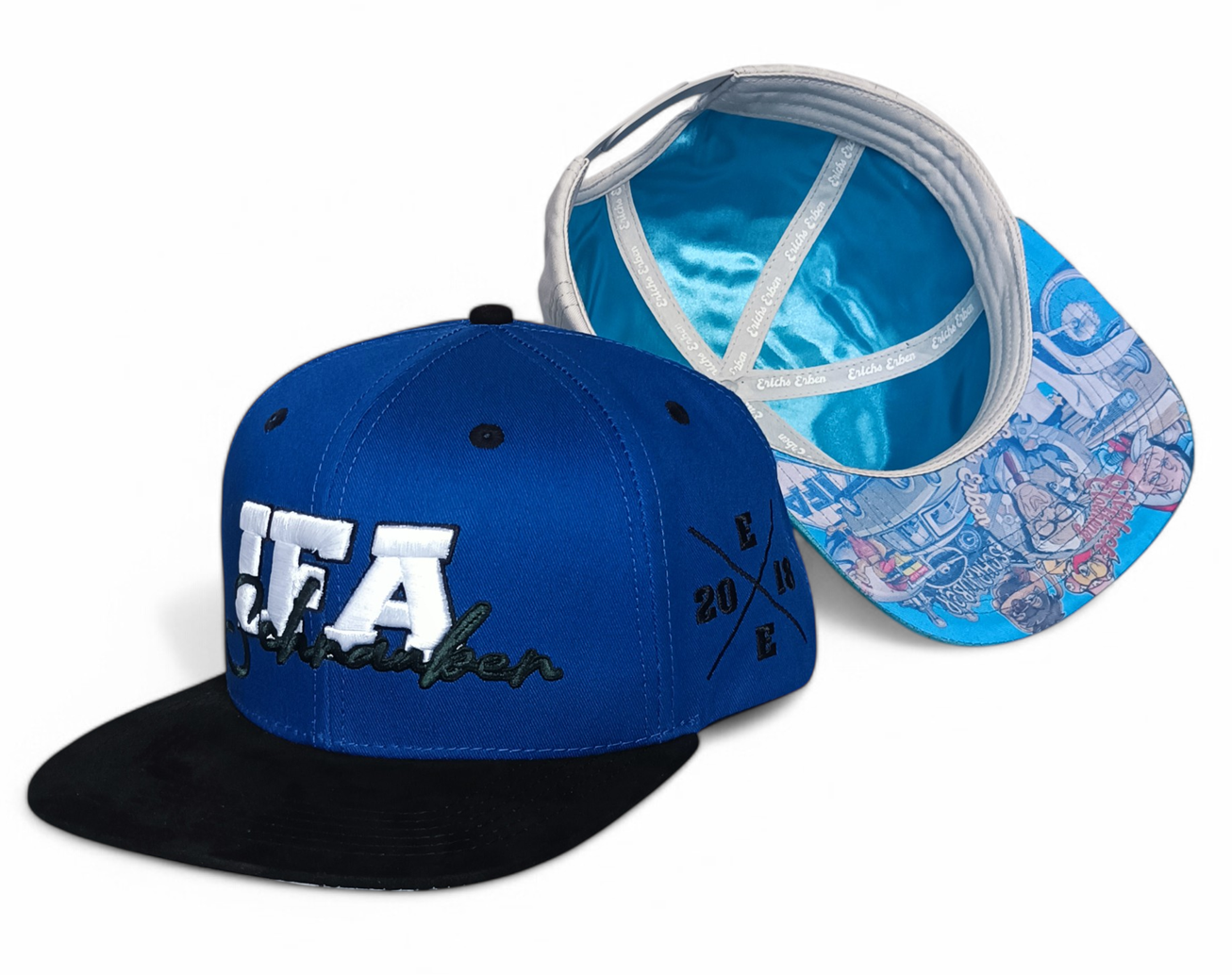Custom High Quality Gorra Suede Flat Brim Sports Baseball Caps for Men Custom Flat Bill Fitted Hats Satin Lined Snapback Cap