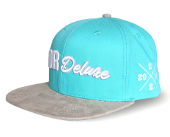 Custom Street Wear Two Tone Gorra Structured Hip Hop 3D Embroidered Satin Lining Custom Flat Brim Suede Snapback Caps Hats