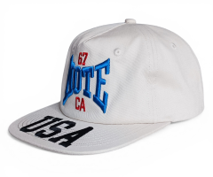 Unstructured 5 Panel Beige Snapback Baseball Cap Custom 3D Embroidery Logo Men's Baseball Cap Cotton Ball Caps