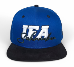 Custom High Quality Gorra Suede Flat Brim Sports Baseball Caps for Men Custom Flat Bill Fitted Hats Satin Lined Snapback Cap