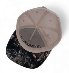 Custom 5 Panel Cotton Printed Brim Flat Sports Cap Mens Oem Hip Hop Cap Custom Gorras Hats Customize Beige Snapback Hats Caps