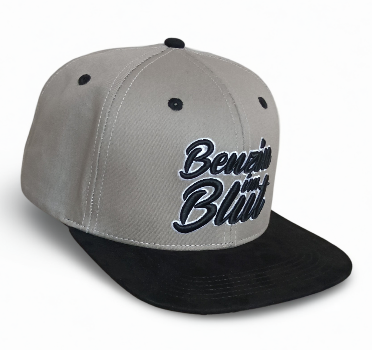 Custom 3D Embroidery Grey Fashion Snapback Hats Sports Outdoor Gorras Suede Brim Unisex 6-panel Baseball Caps Snapback Cap