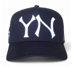 Wholesale Custom 5 Panel Sport Classics Snapback Cap High Quality Embroidery Logo Navy Blue Cotton Gorras Mens Women Baseball Cap