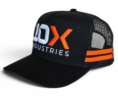 Custom Logo 3D Embroidery High Profile 5 Panel Two Stripes Australia Country Side Striped with Labels Trucker Caps Hats