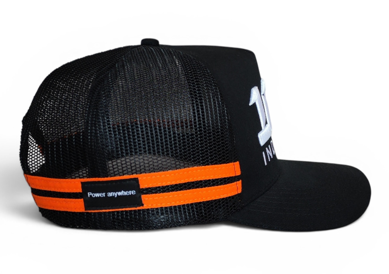 Custom Logo 3D Embroidery High Profile 5 Panel Two Stripes Australia Country Side Striped with Labels Trucker Caps Hats
