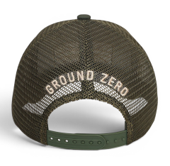 Oem Factory Custom 3D Embroidery Patch Logo 6 Panel Hat Gorras Army Green Unisex Trendy Trucker Cap