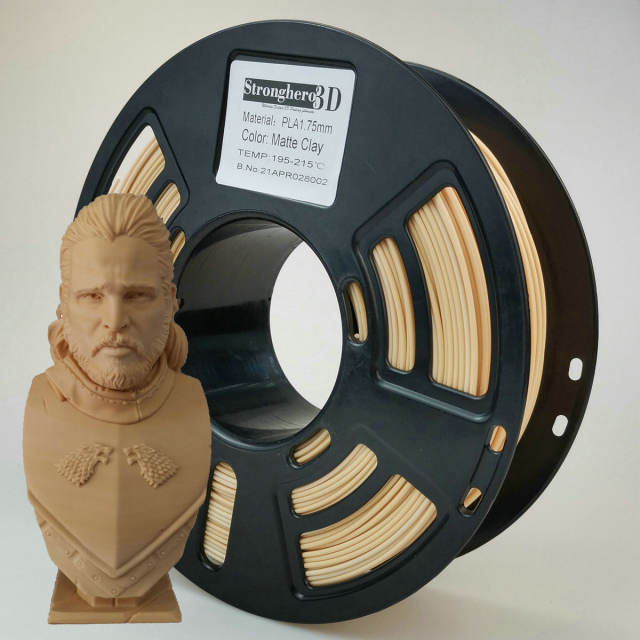 Matte PLA 3D Printer Filament 1.75mm 1kg