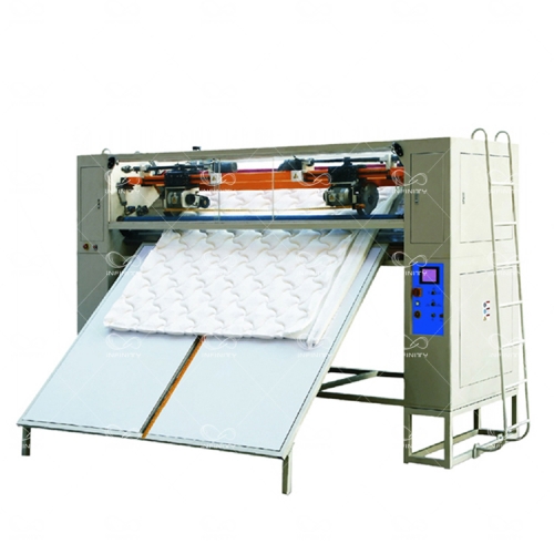 HY-QG-3 Computerized Panel Cutter Machine, Works in Tandem With The Quilting Machine And  Rolling