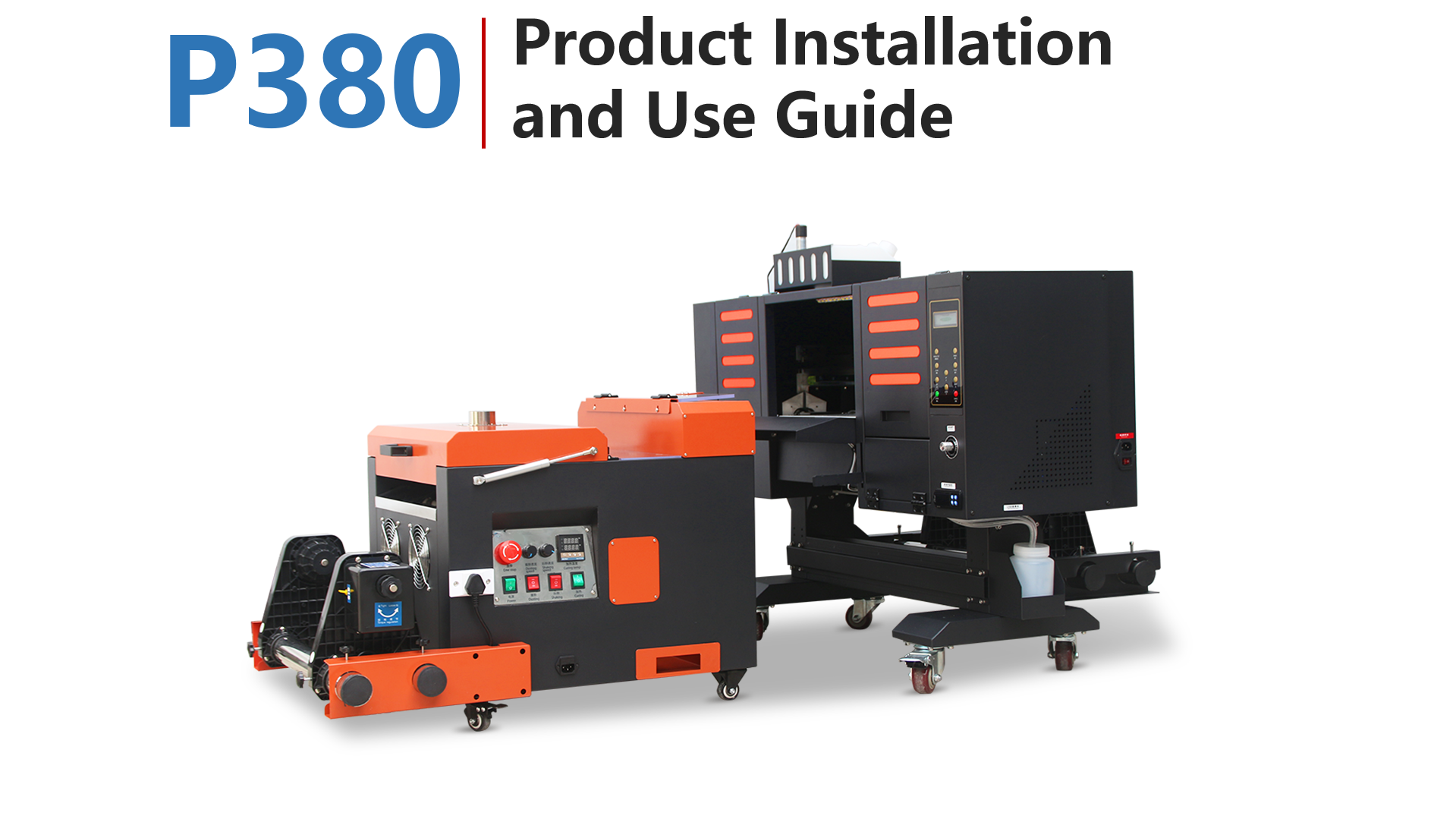 P380 XP600 Printhead Printer Installation Guide And Use Guide