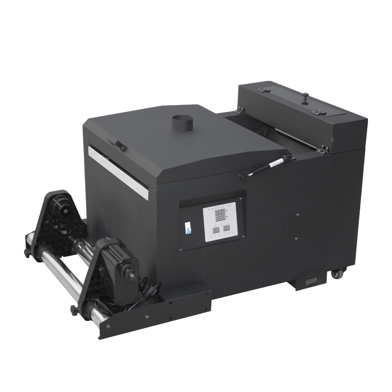 A2 Size 50cm DTF Powder Shaking Machine With Auto Curing And Take-up Device