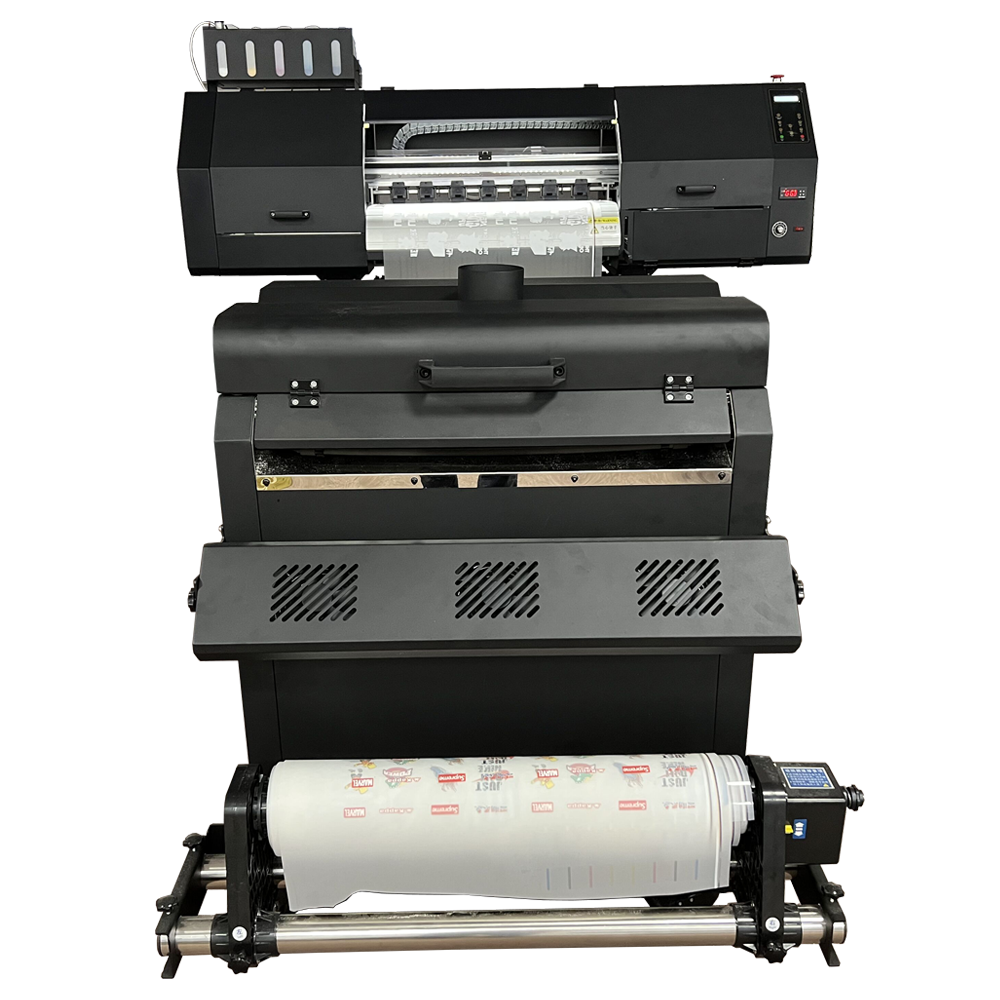 60cm i3200 Dual Printhead DTF Printing Machine With Powder Shaker And Dryer Bundle Set