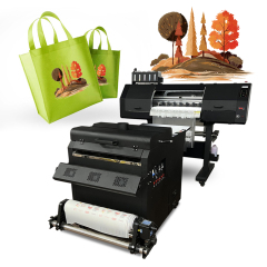 60cm i3200 Dual Printhead DTF Printing Machine With Powder Shaker And Dryer Bundle Set