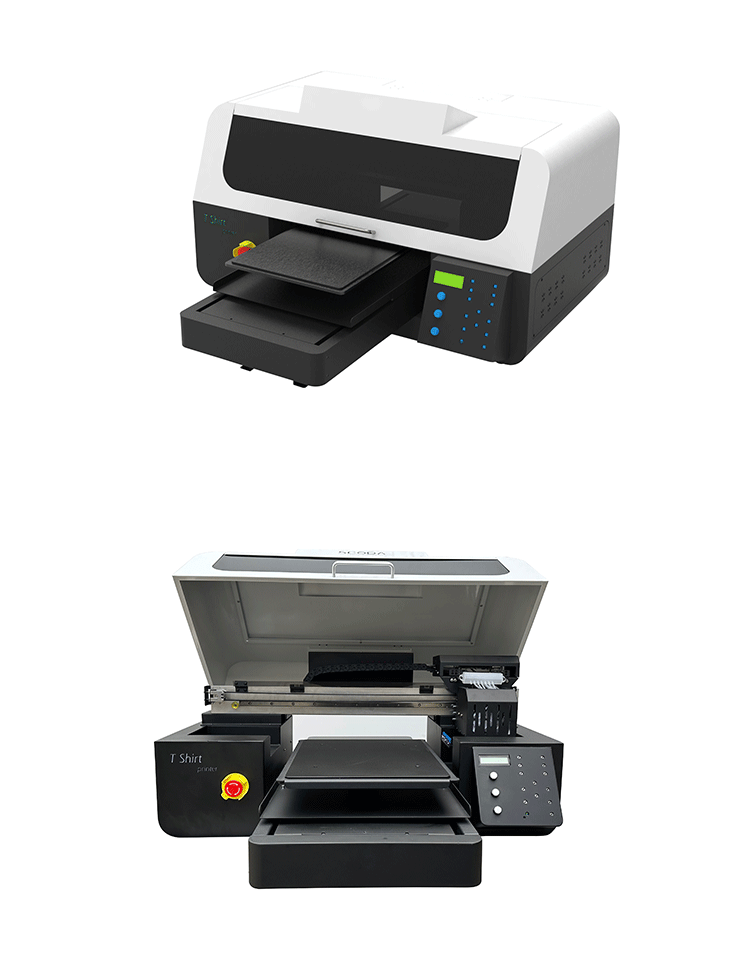 Udefine Single Panel Desktop Inkjet Imprimante Duel Heads A2 DTG Printer Impresora Direct To Garment Printers