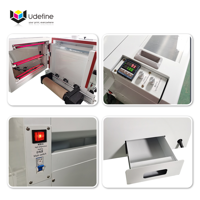 Udefine 12" 30cm DTF Vertical Powder Shaker Heating Oven for DTF T Shirt Printing