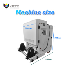 Udefine 17" A2 DTF Vertical Powder Shaker Heating Oven for DTF T Shirts Printing