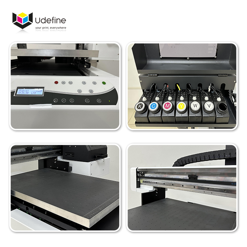 Udefine 40 x 50cm UV Flatbed Printer For Acrylic Glass Metal Ceramic Wood Plastic Etc.