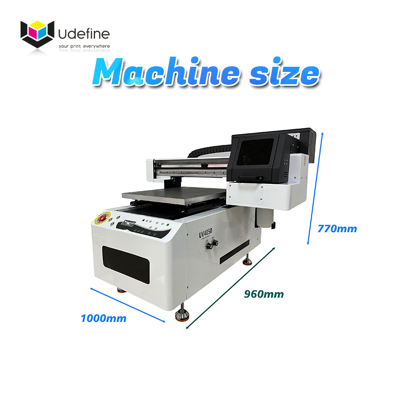 Udefine 40 x 50cm UV Flatbed Printer For Acrylic Glass Metal Ceramic Wood Plastic Etc.