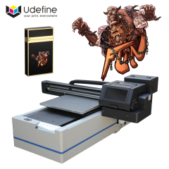 60 x 90 Printing Size UV Flatbed Printer With 2-3 XP600 Printheads