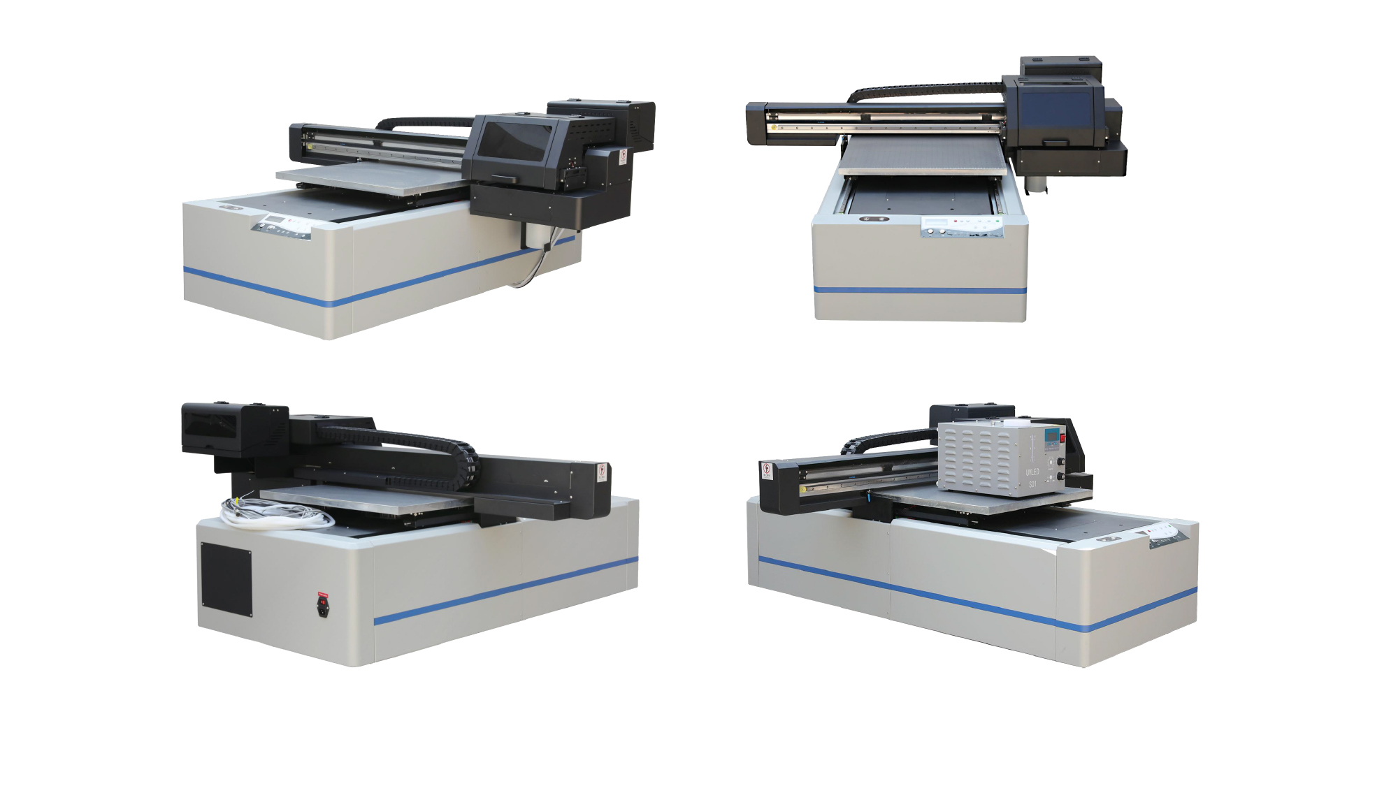 60 x 90 Printing Size UV Flatbed Printer With 2-3 XP600 Printheads