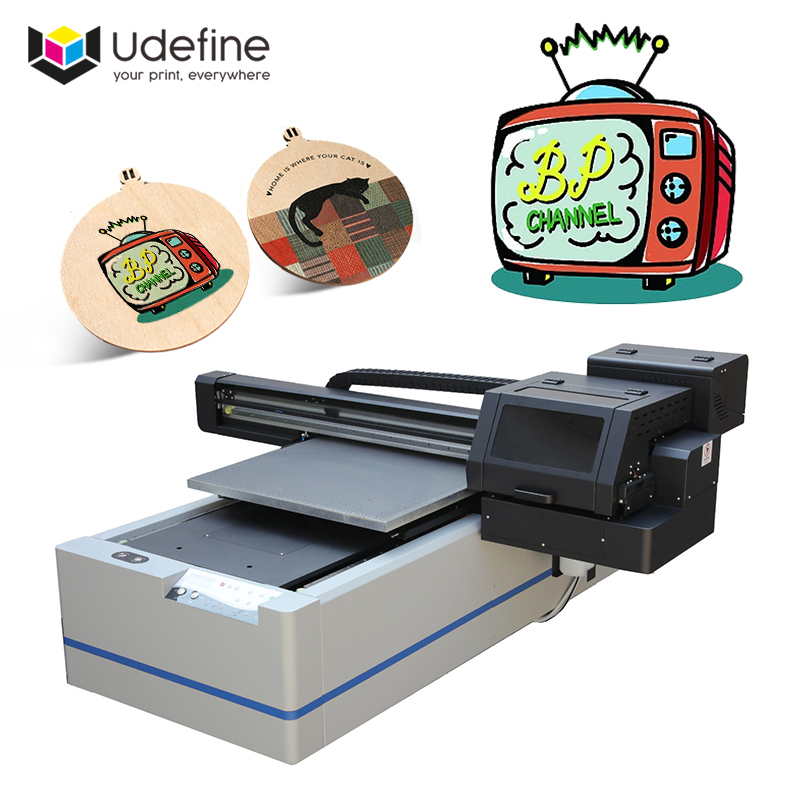 60 x 90 Printing Size UV Flatbed Printer With 2-3 XP600 Printheads