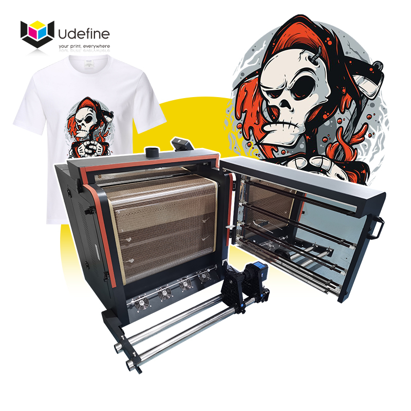 Udefine 24" Vertical DTF Powder Shaker and Oven with Belt-conveyor for DTF Printer A1 T Shirt Printer 60cm DTF Printing