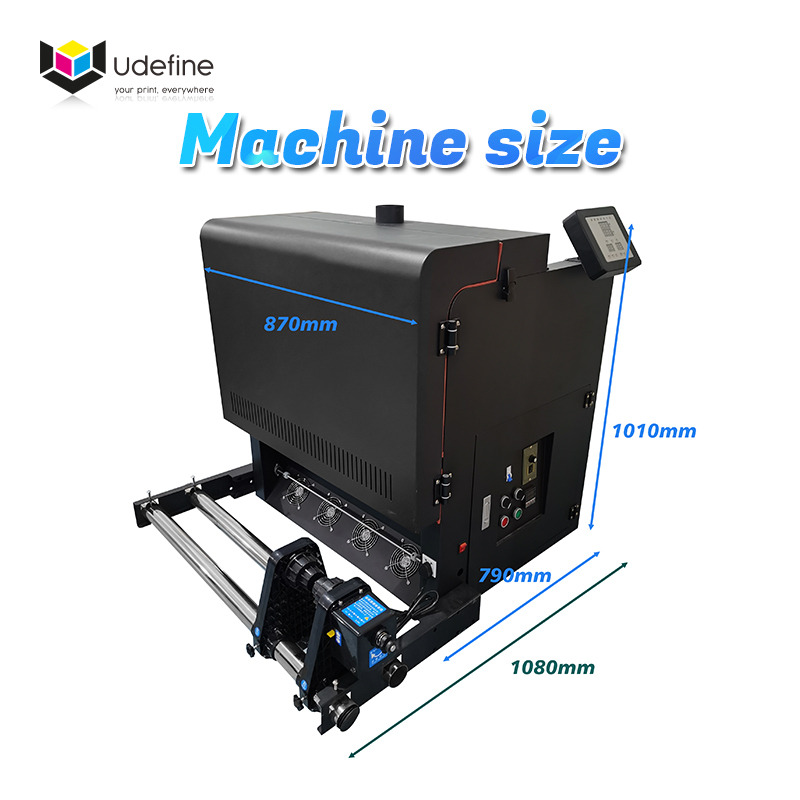 Udefine 24" Vertical DTF Powder Shaker and Oven with Belt-conveyor for DTF Printer A1 T Shirt Printer 60cm DTF Printing