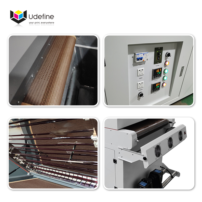 Udefine 24" DTF Powder Shaker and Oven with Belt-conveyor for DTF Printer A1 T Shirt Printer 60cm DTF Printing