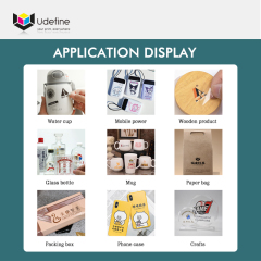 Udefine 1600 A3 UV DTF Printer UV DTF Roller Printing Machine for UV DTF Stickers