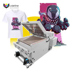 Udefine 24" DTF Powder Shaker Drying Oven with Belt-conveyor for DTF Printer A1 T Shirt Printer 60cm DTF Transfer Printing